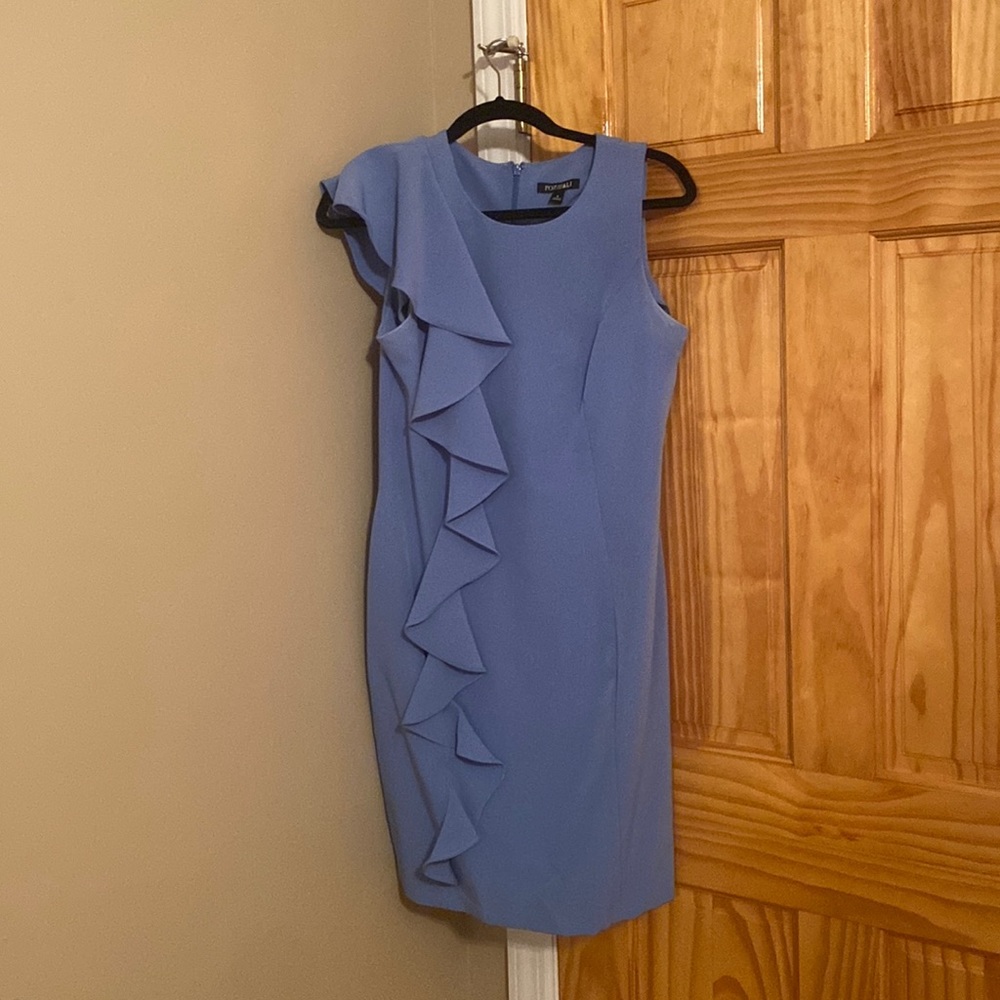 Blue cocktail dress